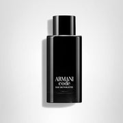 Armani Beauty Code Pour Homme Eau de Toilette Spray, Ambery Woody Fragrance, Refillable Bottle, 4.2 Fl Oz, LD4235