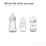 The Baby's Brew Portable Baby Bottle Warmer Pro Set, Dual Heating Modes, Battery-Powered, Leak-Proof Stainless Steel, Smart Sensor Technology, Includes Formula Dispenser