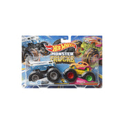 Hot Wheels FYJ64 Monster Trucks Demo Doubles 2-Pack (Styles May Vary)