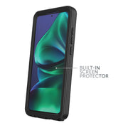 Body Glove 100139385 Tidal Waterproof Phone Case for Motorola moto g STYLUS (2025) - Black/Clear