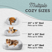 Best Friends by Sheri Lux Lounge Orthopedic Memory Foam Dog Bed, Rectangular, Gray, Large 36 x 27 in, 70760
