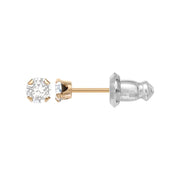 Brilliance Fine Jewelry 14K Yellow Gold April Crystal Stud Earrings for Girls 836940608
