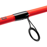 Lew's MHS3072MHS-2 Mach Smash Spinning Reel and Fishing Rod Combo, 7-Foot 2-Inch 2-Piece Rod, Size 30 Reel, Black/Red