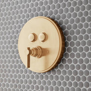 Greyfield Simple Select 2-Way Pressure Balance Shower Trim - Brushed Gold