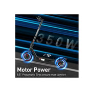 iSinwheel i9 Electric Scooter for Adults, Max Speed 18.6 Mph, 8.5 In. Maintenance Free Tires, 17 Miles Long-Range Battery