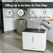 YougetTech EH22T 14.5L(3.9Gal) Tank Whole Room Humidifier