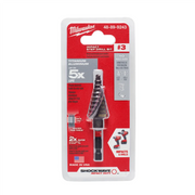 Milwaukee 48-89-9243 SHOCKWAVE Impact Duty Step Bit #3 3/16 - 3/4
