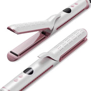 Blush Marks Professional Ceramic Tourmaline Flat Iron Hair Straightener, White