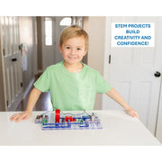 Elenco Electronics Snap Circuits Jr. Electronics Explorer Kit, 100+ Projects, STEM Toy for Kids 8+