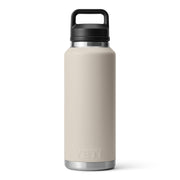 YETI Rambler 46 oz Sports Water Bottle with Leakproof Chug Cap, Double-Wall Vacuum Insulated Stainless Steel, Cape Taupe