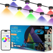 Enbrighten 100 Ft. Outdoor Plug-in Integrated, Black