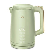 Beautiful 19031 1.7L One-Touch Electric Kettle, Sage Green by Drew Barrymore