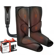 FIT KING FT-057A Foot and Calf Massager with Heat For Circulation and Pain Relief, Black