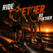 Generic Off Road Electric Scooter, 800W Brushless Motor, 31MPH Speed, 48V 15.6Ah Battery, 30 Miles Range, 11in All-Terrain Tires, Front and Rear Dual Suspension, Dual Disc Brakes, Q202025