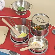 Melissa & Doug 4265 Let's Play House! Stainless Steel Pots & Pans Play Set for Kids