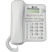 AT&T ATCL2909 One-Line Corded Speakerphone with Caller ID, White