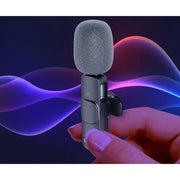 Bower WA-LAPMIC Wireless Lavalier Microphone: High-Quality Audio for Content Creation