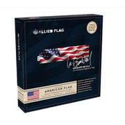 Allied Flags Lee Greenwood Signature American Flag Gift Set with Embroidered Stars and Stripes, Patriotic Display