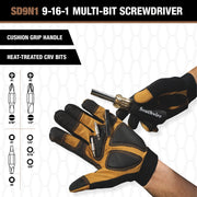 Southwire Electrical RV Tool Kit, 8 Piece, Multi-Tool Pliers, Manual Ranging Multimeter, Multi-Bit Screwdriver, LED Headlamp, Pocket Knife, Buss Blade Fuses, Zip Ties, Electrical Tape, 66983440