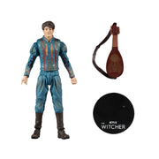McFarlane Toys The Witcher Jaskier 7-Inch Action Figure with 22 Moving Parts, Season 1 Outfit, Lute, Display Base