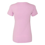 Next Level Ladies Ideal V-Neck T-Shirt, Classic Fit, 60% Combed Ringspun Cotton 40% Polyester, Tear-Away Label, Lightweight, Multiple Sizes, 1540