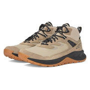 KEEN Hightrail Mid Waterproof Men's Hiking Boots, Leather, Brindle/Oak Buff, Size 10.5, 1030343