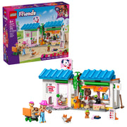 LEGO Friends Dog Treats Bakery Building Toy with Aliya and Sage Minidolls, 4 Toy Dogs, Accessories, Multicolor, 278 Pieces, 6585579