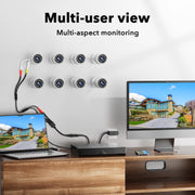 TOGUARD SC35 8CH Wired Security Camera System Outdoor with 3TB Hard Drive 8pcs 1080P Bullet Surveillance Cameras HDMI Connector