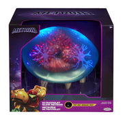 Jakks Pacific 40138 Ultraviolet Glow Metroid Figure with Integrated LED Lighting, 6 Inch, Blacklight Reactive