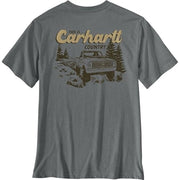 Carhartt Mens Irvine Relaxed Truck T-Shirt, Weathered Ash Heather, Weathered Ash Heather
