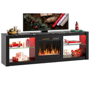 Bestier 318FP Fireplace TV Stand for TVs up to 70