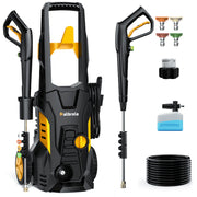 HOMSHADE 1800W Electric Pressure Washer, 5000 PSI, 3.0 GPM, Portable with 4 Nozzles, 25ft Cord, 23ft Hose, PW80