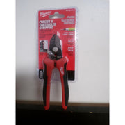 Milwaukee Electric Tri-Hole Fiber Stripper, Precision-Controlled, Black/Red, 48-22-3013
