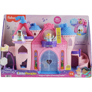Fisher-Price Disney Princess Magical Lights & Dancing Castle Toddler Playset with 2 Figures, Multicolor, HTK85