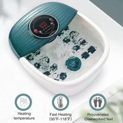 MaxKare N1006215 Foot Spa Bath Massager with Heat Bubbles