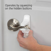 Safety 1 OutSmart Lever Handle Lock (4 Pack), White