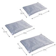 MagicBag Travel Compression Bags, 4 Pack Variety Flat Vacuum Storage Bags, Airtight, Space Saving, Clear, 5931452-200
