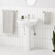 Signature Hardware SH129098PWH Rainsville Porcelain Pedestal Only, White