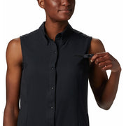 Columbia PFG Tamiami Sleeveless Shirt - Black - XL