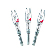 Doubletake Archery Halo Micro Lighted Nocks, Red, 3-Pack, Fits .165-.166 Inch Arrows, HN-1503