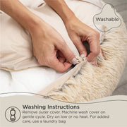 Best Friends by Sheri Original Calming Donut Dog and Cat Bed, Shag Faux Fur, Dark Brown, Extra Large 45in