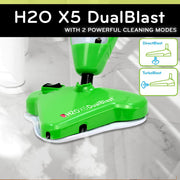 H2O Mop X5 Elite Basic 5-in-1 Steam Cleaning System, Dualblast Steam Mop Head, Chemical-Free, Lightweight, Adjustable Height, Multi-Surface Cleaner