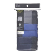 Athletic Works Men's Pro Form Boxer Briefs, Quick Dry Moisture-Wicking, Performance Stretch, Mesh Gusset, Functional Fly, Gray, Size Small, 6 Pack