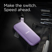 SanDisk 1TB Portable SSD, Lavender, Up to 800MB/s, USB-C, USB 3.2 Gen 2, External Solid State Drive, Drop Resistant, Rubber Hook