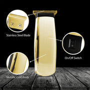 Xtreme Personal Care Touch Up Travel Trimmer, Hypoallergenic Self-Sharpening Blades, Compact, Battery-Powered, 3 Guide Combs (3mm, 6mm, 10mm)