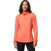 Columbia Women's Essential Hike Grid-Fleece Half-Zip Jacket, Zing, L