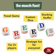TDC Games 50-8800 Greed Dice Game, 2 or More Players