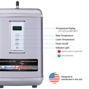 Ready Hot Instant Hot Water Dispenser System, 2.5 Quart Stainless Steel Tank with Digital Temperature Control, 1300-Watt Heating Element, 40-RH-300-SSD