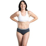 Fruit of the Loom Womens Heather Low-Rise Brief Underwear, Assorted Colors, 6 Pack, 6DLRBH2