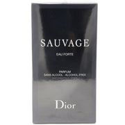 Christian Dior Sauvage Eau Forte Parfum Spray, Alcohol-Free, Unisex Woody Aromatic Fougere, 2.0 oz, C099800171